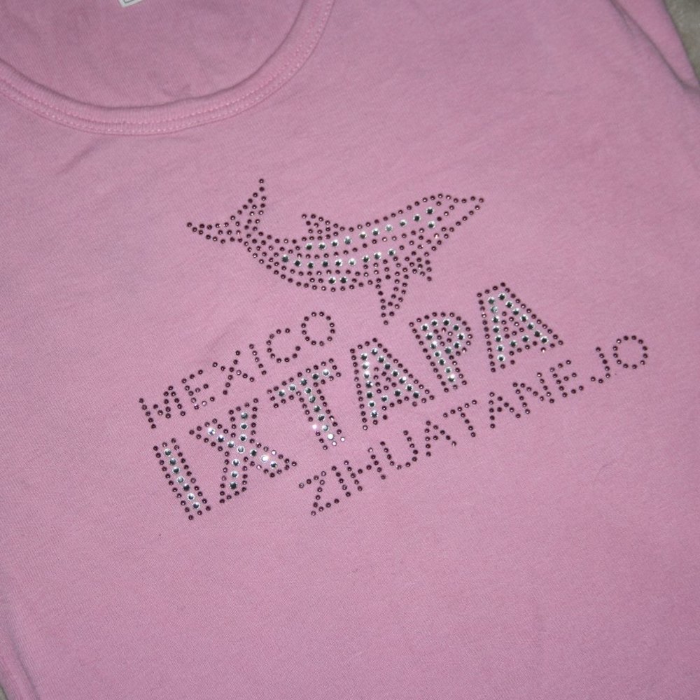 🌴💖 MEXICO IXTAPA Bling Tank · Size M · Bold & Beachy